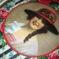 STUNNING*RARE* FREDERICK MANNING-DECO LADY IN HAT, ROSES-PRINT ONLY