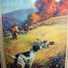 GREAT CABIN ART LITHTHOGRAPH PRINT-PICKING UP THE SCENT-HUNTING DOGS GREAT CABIN ART LITHTHOGRAPH PRINT-PICKING UP THE SCENT-HUNTING DOGS