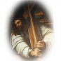 CHRIST BEARING THE CROSS-DEL PIOMBO - VINTAGE LITHOGRAPH