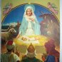 THE NATIVITY-Lovely Religious Lithograph Print,Baby Jesus