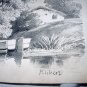 Antique Print-HUBERT-Man Fishing In Rowboat