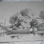 Antique Print-HUBERT-Man Fishing In Rowboat
