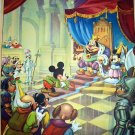 DISNEY-BRAVE LITTLE TAILOR- Vintage Lithograph-Mickey Mouse Before King