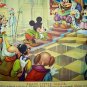 DISNEY-BRAVE LITTLE TAILOR- Vintage Lithograph-Mickey Mouse Before King