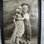 THE YOUNG LOVERS Large Antique Real Photo Print