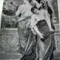 THE THREE SISTERS-F.Lafon Antique Bookplate,Sisters of the Art