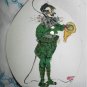 4 Unique Antique Handpainted CLOWNS-Signed by Artist-RARE,UNIQUE ARTWORK-