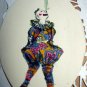 4 Unique Antique Handpainted CLOWNS-Signed by Artist-RARE,UNIQUE ARTWORK-