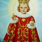 CHILD OF PRAGUE-Vibrant Vintage Lithograph Christ Child