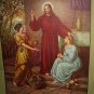 Wonderful Vintage Print-CHRIST with MARY and MARTHA-DIETRICH