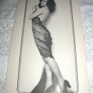Lovely Semi-Nude Nymph Clad Woman Posing Vintage Print
