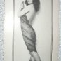 Lovely Semi-Nude Nymph Clad Woman Posing Vintage Print