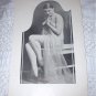 Sexy Scantly Clad Nude Nymph Posing Demurely Vintage Print