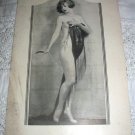 Shapely Nude Art Deco Vixen with lovely shawl