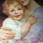 J.KNOWLES HARE Lithograph-DEAR TO HER HEART-Mother Hugging Child