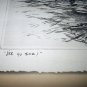 R.H. PALENSKE-Huge Bull Moose and His Mate-Vintage Drypoint Print