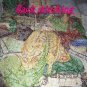 Exquisite Needlepoint VICTORIAN LOVERS-LARGE Handmade Antique