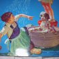 1948 R.JAMES STUART Vintage Print-DOGGONE YOU!Children Bathing Dog