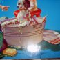 1948 R.JAMES STUART Vintage Print-DOGGONE YOU!Children Bathing Dog