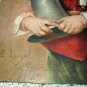 Vintage Print-Blonde Haired Girl Holding Drink Tankard-E.LOUYET