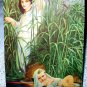 DELAROCHE-Moses in the Brushes on the Nile-Vintage Lithograph Print