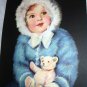 PRECIOUS *BUNNY* IRENE PATTEN Vintage Lithograph Print -Girl with Teddy Bear