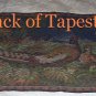 Italian Woven Multicolored LARGE Tapestry Rug-Pair of Pheasant Birds