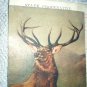 LANDSEER-MONARCH OF THE GLEN-Vintage Lithograph Print-Large Majestic Buck