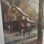 VILLIAGE SMITH-BLACKSMITH-Vintage Lithograph Print