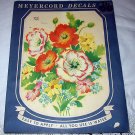 VINTAGE UNUSED MEYERCORD DECAL#939-A,Spring Flower Bouquet