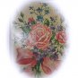 Vintage MEYERCORD DECALS-#X502-A,Unused Bouquet Of Pink Roses