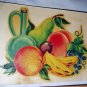 Vibrant Unused MEYERCORD DECAL TRANSFER-#X-107B,Grouping Fruit and Wine
