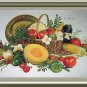 LARGER Unused MEYERCORD DECAL TRANSFER-#X-169-A,Displayed FRUIT & VEGETABLES, Basket, Plate
