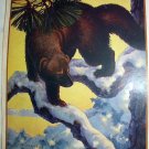 FISHER Lithograph Print-P.B.PARSONS Great Cabin Art/Sportsman Theme FISHER Lithograph Print-P.B.PARSONS Great Cabin Art/Sportsman Theme