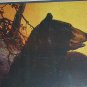 BLACK BEAR-Cabin Art Lithograph Print-P.B.PARSONS