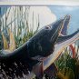 THE MUSKELLUNGE-Vintage Cabin Art Themed Lithograph Print