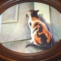 TORTIE CAT CATCHES MOUSE-1936 VINTAGE MAGAZINE COVER ARTWORK