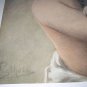 Beautiful Antique 1890 COLOR Engraving-Sweet Baby Girl Hugging Kitten