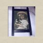 Sweet 1907 Print-Little Girl in Hat Holding Miniature Collie Dog