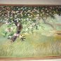 1885-APPLE BLOSSOMS-GORGEOUS-ORIGINAL ANTIQUE CHROMOLITHOGRAPH PRINT-GEORGE GIBSON