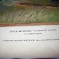 1885-APPLE BLOSSOMS-GORGEOUS-ORIGINAL ANTIQUE CHROMOLITHOGRAPH PRINT-GEORGE GIBSON