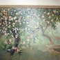 1885-APPLE BLOSSOMS-GORGEOUS-ORIGINAL ANTIQUE CHROMOLITHOGRAPH PRINT-GEORGE GIBSON