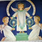 Christmas Angels Rejoicing Vintage Magazine Artwork Illustration Christmas Angels Rejoicing Vintage Magazine Artwork Illustration