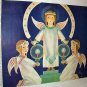 Christmas Angels Rejoicing Vintage Magazine Artwork Illustration