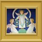 Christmas Angels Rejoicing Vintage Magazine Artwork Illustration