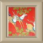 Reindeer Pulling Santa's Sleigh Holiday Artwork Magazine Illustration