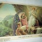 Three Women At The Tomb-Mary, Angel Religious Vintage Print