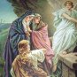 Three Women At The Tomb-Mary, Angel Religious Vintage Print