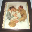1919 Home Coming WWI Soldier Wife Daughter Artist C.D. Williams