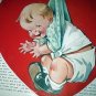Charming Twelvetrees Large Red Heart with Boy Baby-Great for Valentines Day